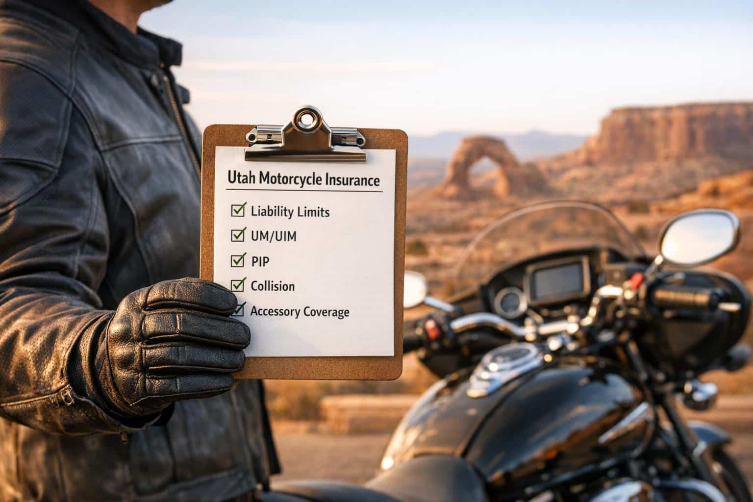 Utah Motorcycle Insurance Checklist for Riders