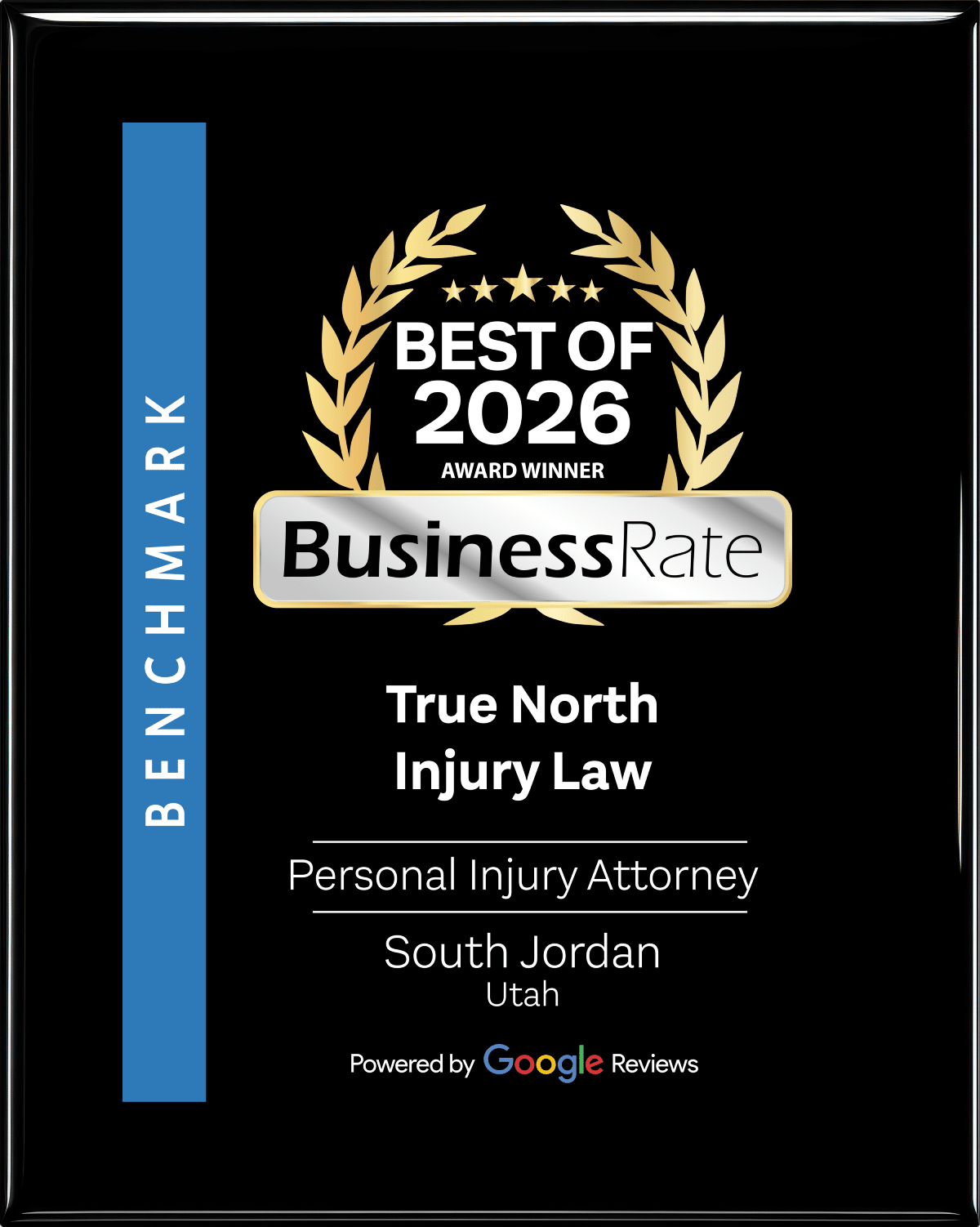 True north injury law plaque